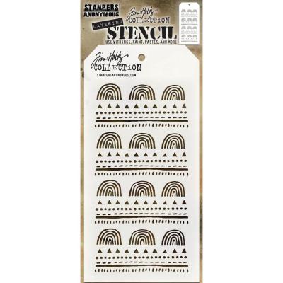 Stampers Anonymous Tim Holtz - Layered Stencil